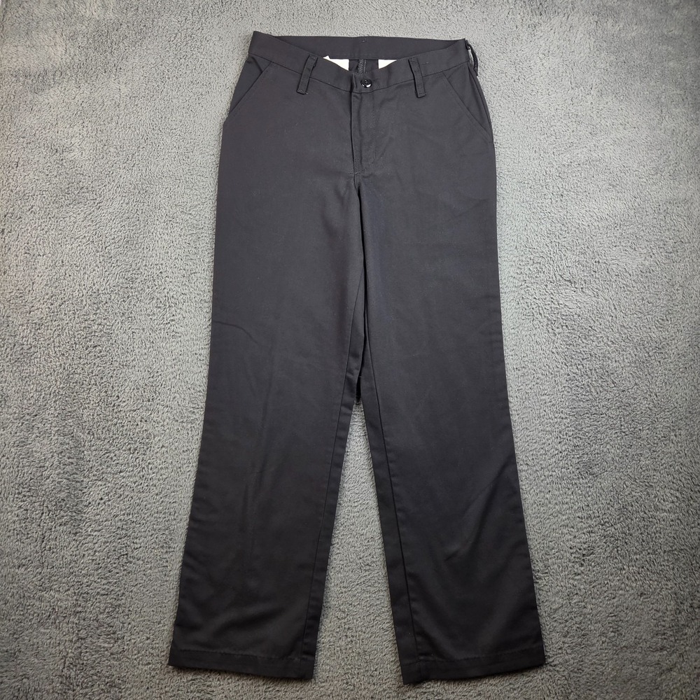 Red Kap Work Pants Women's 6 Black Straight Leg Workwear Industrial Uniform